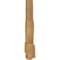 Ekena Millwork Kennewick Rough Sawn Timber Gable Bracket, Western Red Cedar, 60"W x 30"H x 4"D x 6"F, 12/12 Pitch GBW060X30X0406KEN00RWR - alternate 4